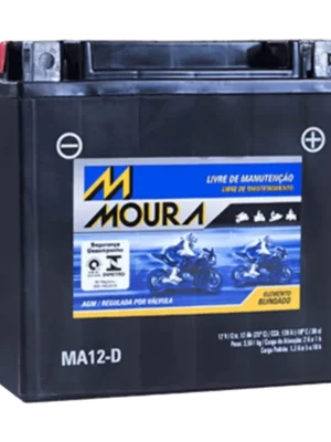 Bateria Moura Moto MA12D REF. Yuasa