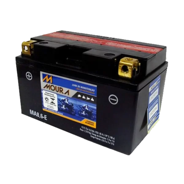 Bateria Moura Moto MA8,6-EI Ref. Yuasa (YT10-S)