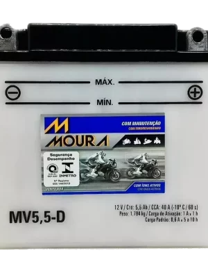 Bateria Moura Moto MV5,5 D Ref. Yuasa