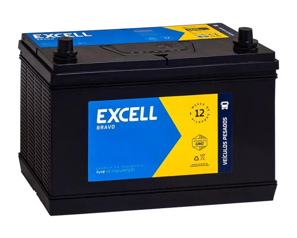 Bateria Excell Free 80Ah 12v EXF80TCE
