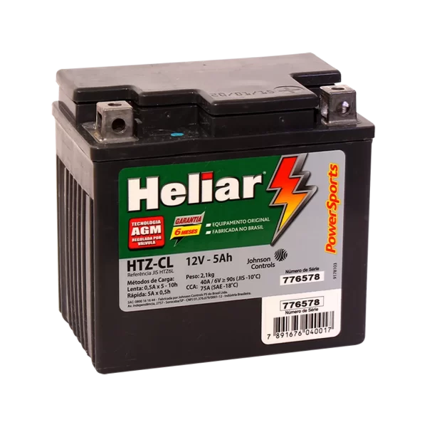 Bateria Heliar Htz6l