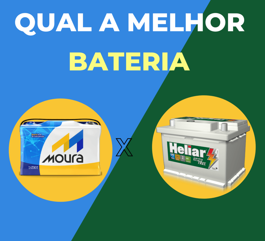Qual é a melhor Bateria? Moura ou Heliar?