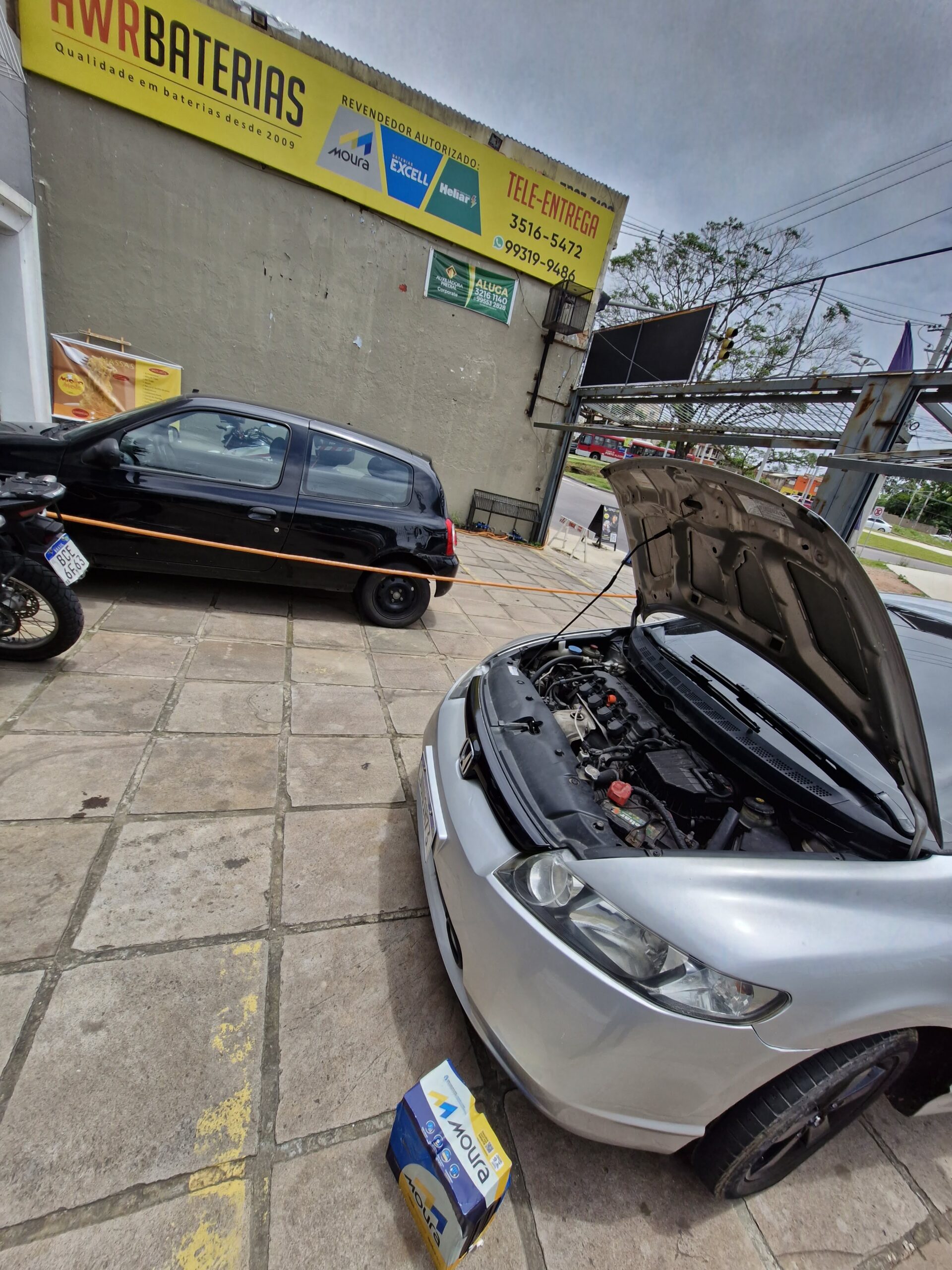 Instalação de bateria