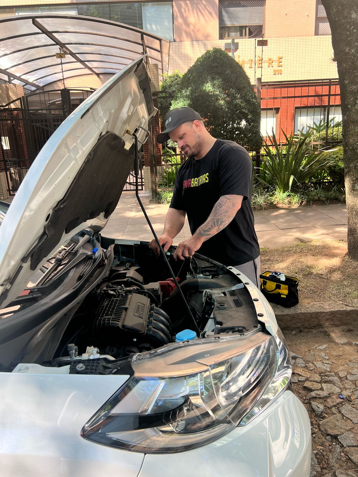 Instalação de bateria