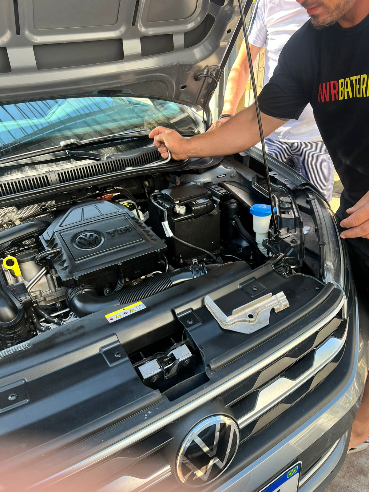 Instalação de bateria