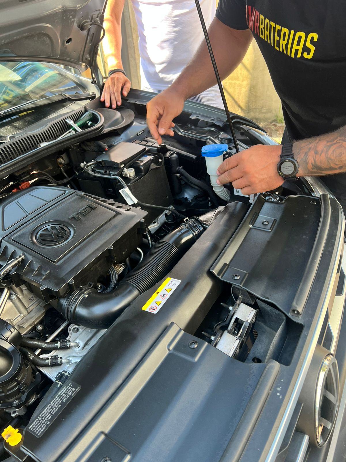 Instalação de bateria