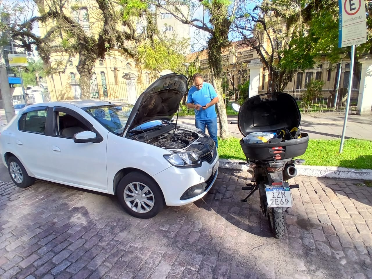 Instalação de bateria