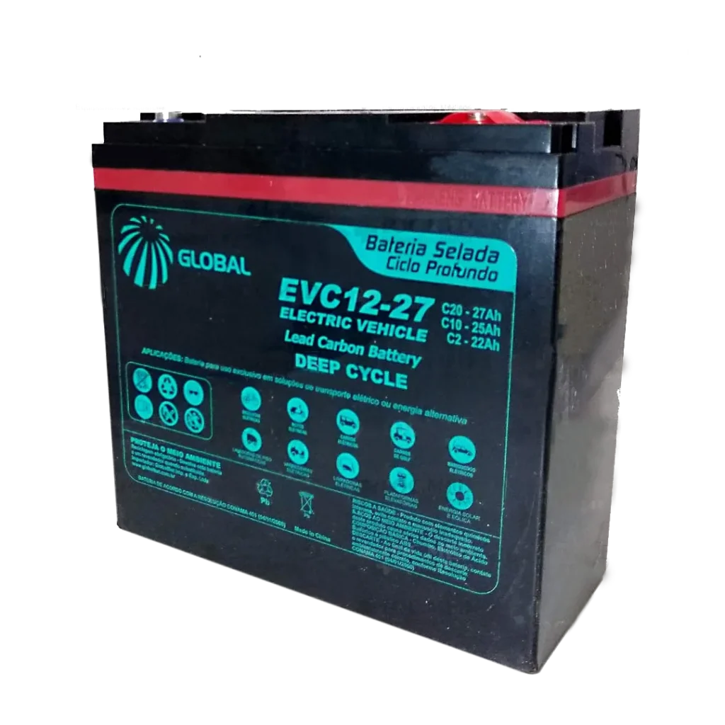 Bateria Global EV12-27 Ciclo Profundo | Pronta Entrega