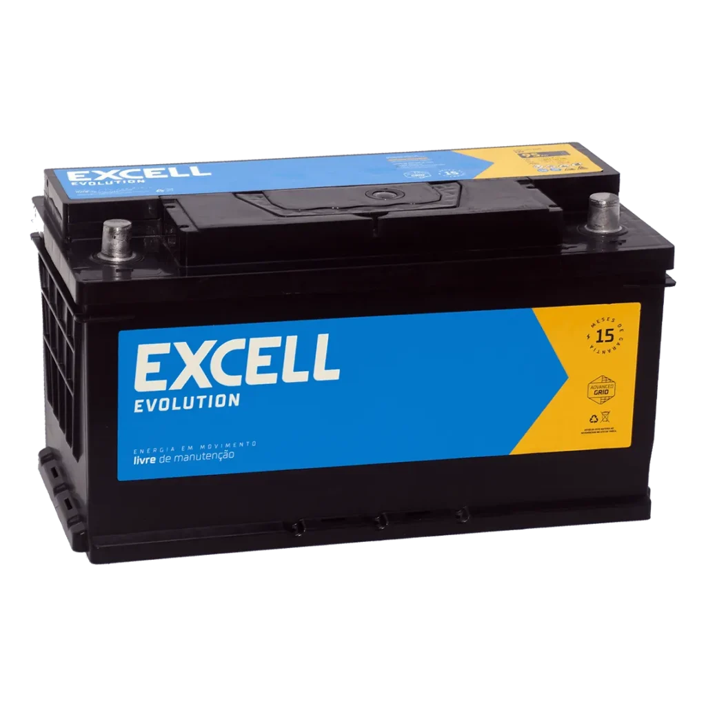Bateria Excell 95Ah | Entrega e Instalação Grátis